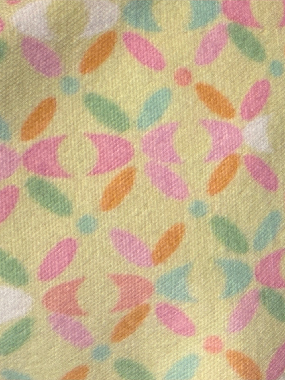 SIGRID OLSEN Women’s Y2K Yellow Multicolor Geometric Print Crop Pants Size 12 - Picture 3 of 4